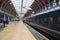 Paddington rail station platform, London