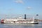 Paddle boat on the Mississippi