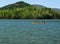 Paddle Boaters on Carvins Cove Reservoir