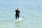 Paddle surf