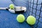 Paddle tennis still life