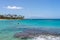 Paddleboarder in Napili Bay Lahaina Maui Hawaii