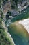 Paddling at the french Ardeche river