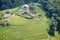 Paddy fields and small villages