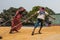 Paddy rice processing worker of Bangladesh