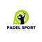 Padel sport logo designs simple modern