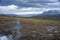 Padjelanta National Park Panorama Mountain landscape Wet Hiking Trail