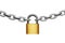 Padlock and chain