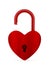 Padlock heart