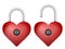 Padlock heart