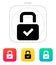 Padlock icon.