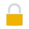 Padlock icon. Security lock sign. Secure protection symbol