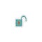 Padlock icon,sign,best 3D illustration