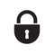 Padlock icon vector for graphic design, logo, web site, social media, mobile app, ui illustration