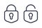 Padlock Icon Vector Illustration. Locker icon, vector padlock symbol. Key lock illustration privacy and password icon.