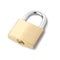 Padlock isolated