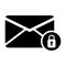 Padlock mail icon