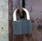 Padlock, metal, gate, old, background, brown, antique, dirty, steel, protection, safety, security, iron, door, rusty, rust, entran