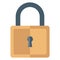 Padlock, restricted access Color Vector icon which can easily modify or edit