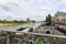 Padlocks, bridge over the Seine river in Paris, France