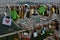 The padlocks of love found in Apsan Park, Daegu, Korea. Pic was