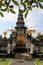 Padmasana of Pura Jagatnatha in Bali, during cloudy day. Taken January 2022