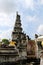 Padmasana of Pura Jagatnatha in Bali, during cloudy day. Taken in January 2022