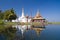 Padogas of Buddhist monastery -Inle lake