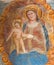 Padua - The Madonna with the child by Bonino da Campione (14. cent.) in church of The Eremitani (Chiesa degli Eremitani)