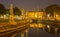 Padua - Prato della Valle at night.