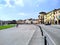 Padua`s `Prato della Valle` square  Italy