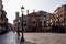 Padua - Scenic morning view on Piazza dei Signori Padua, Veneto, Italy, Europe. Empty square