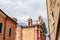 Padua - Scenic view on a church from a street in Padua, Veneto, Italy, Europe