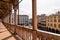 Padua -  View on Piazza delle Erbe from the loggia of Palazzo della Ragione in Padua, Veneto, Italy