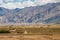 Padum village and Zanskar mountain range