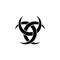 Paganism Odin horns sign icon. Element of religion sign icon for mobile concept and web apps. Detailed Paganism Odin horns icon ca