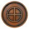 Paganism symbol on the copper metal coin