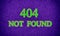 Page not found, server error 404