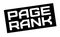 Page rank typographic sign