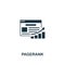 Pagerank icon. Creative element design from content icons collection. Pixel perfect Pagerank icon for web design, apps, software,