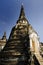 Pagoda and ancient temple in ayutthaia, thailand