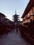 PAGODA KIYOMIZU-DERA KYOTO JAPAN SUNSET ASIA