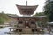 Pagoda of Kongo Sanmai-in temple in Koya