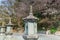 Pagoda of main gate of  Putuoshan park, Zhoushan Islands,  a renowned site in Chinese bodhimanda of the bodhisattva Avalokitesvara