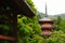 Pagoda in Mimuroto-ji temple in Uji,Kyoto,Japan