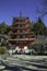 Pagoda mount Takao blue sky day
