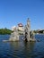 Pagoda, rocks & water