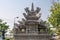 Pagoda roof structure at Chua An Long temple, Da Nang Vietnam