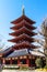 Pagoda at Sensoji Asakusa Temple, Japan