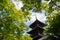 Pagoda of Shinnyo-do Temple with fresh verdure, Kyoto, Japan